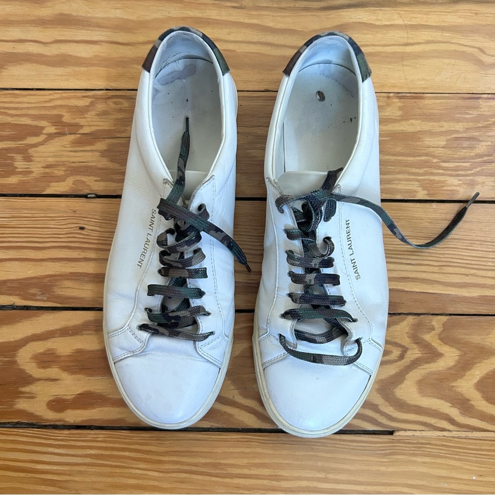 Saint Laurent Andy Sneaker ‘White Camo’ - Picture 2 of 5